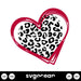 Leopard Print Heart SVG - Svg Ocean