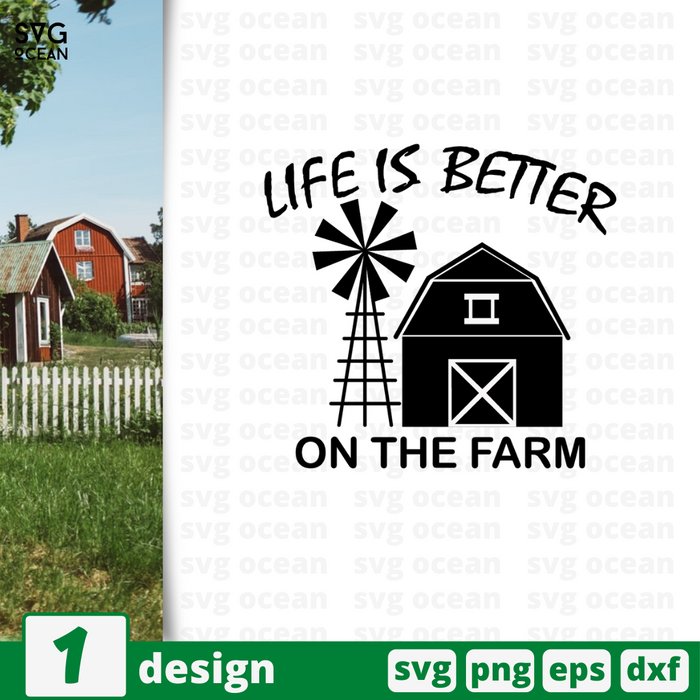 Life is better on the farm SVG vector bundle - Svg Ocean