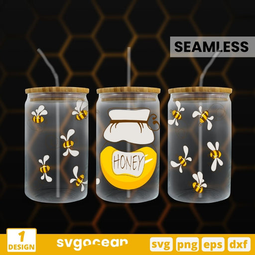 Honey Libbey Wrap SVG - Svg Ocean