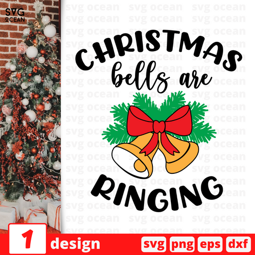 Christmas bells are ringing SVG vector bundle - Svg Ocean