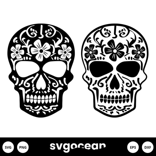 Sugar Skulls SVG - Svg Ocean