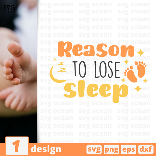 Reason to lose sleep SVG vector bundle - Svg Ocean