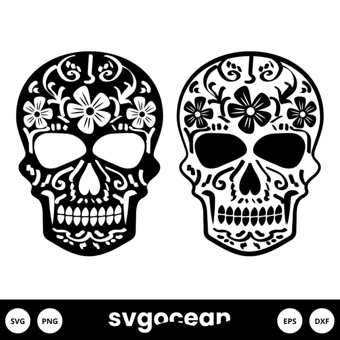 Skulls SVG Bundle - Svg Ocean