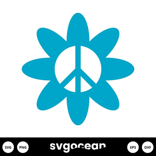 Hippie Flower SVG - Svg Ocean