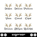 Reindeer Names Svg - Svg Ocean