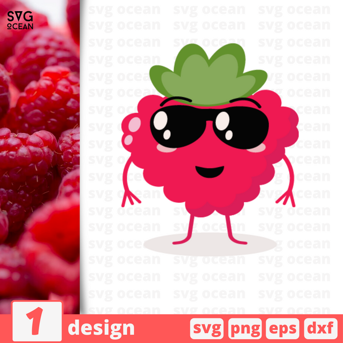 Cartoon Raspberry Svg Raspberry SVG bundle vector for instant download - Svg Ocean — svgocean