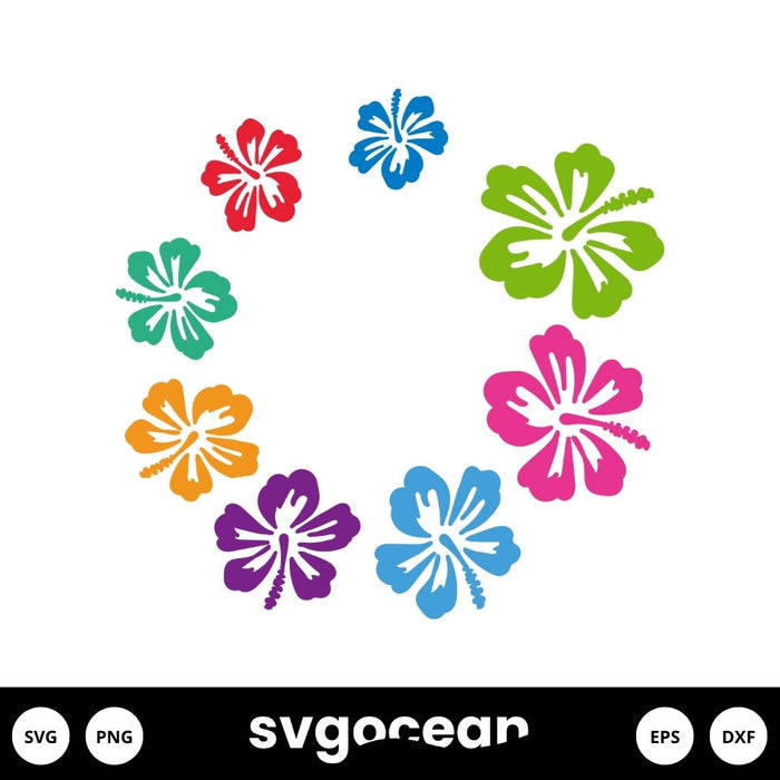 Hibiscus Flowers SVG - Svg Ocean