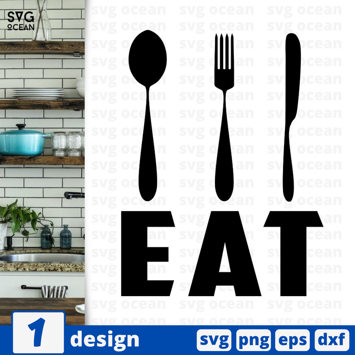 Eat SVG vector bundle - Svg Ocean
