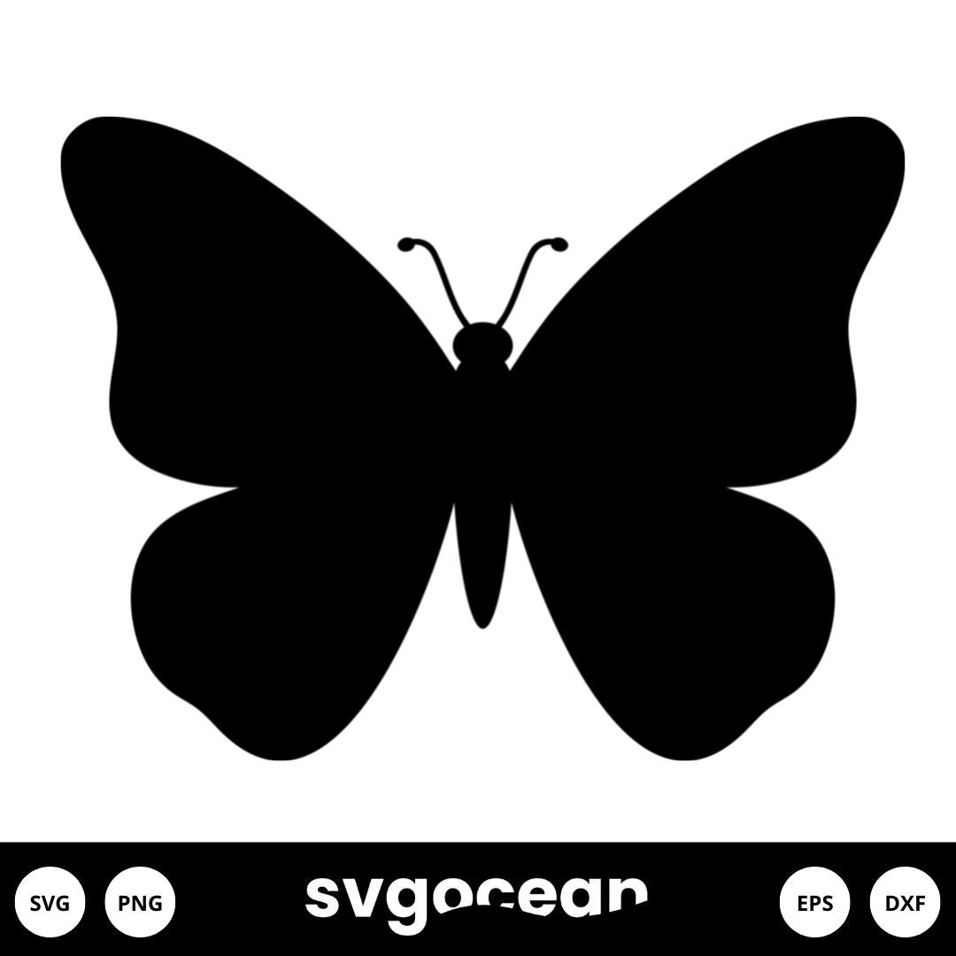 Simple Butterfly Svg vector for instant download - Svg Ocean — svgocean