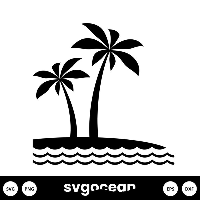 Palm Trees Svg Free - Svg Ocean