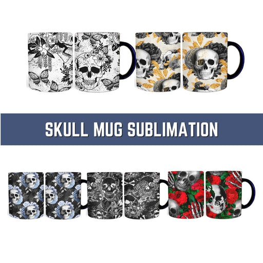 Skull Mug Sublimation - Svg Ocean