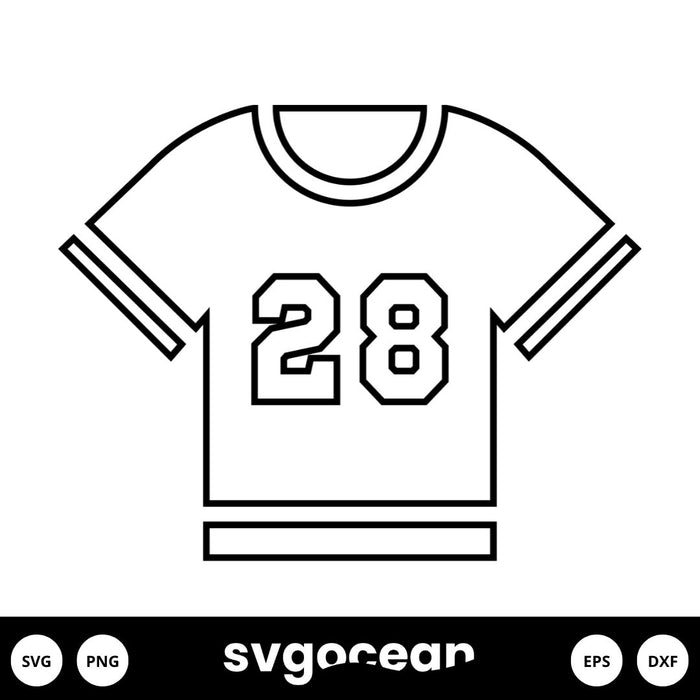 Football Shirt SVG vector for instant download - Svg Ocean — svgocean