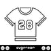 Football Shirt SVG - Svg Ocean
