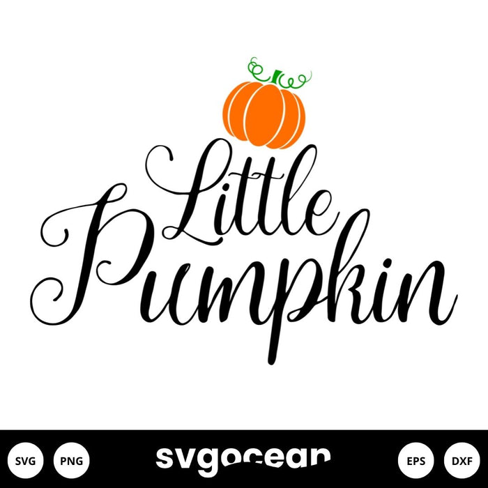 Little Pumpkin Svg - Svg Ocean