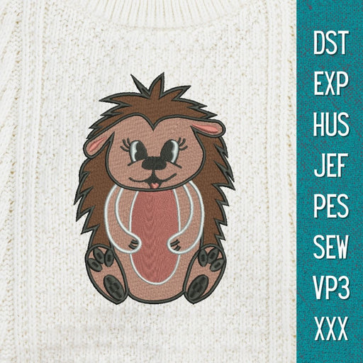 Hedgehog Embroidery Designs - Svg Ocean