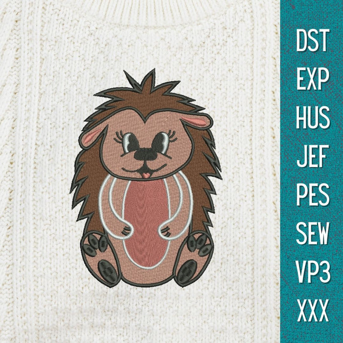 Hedgehog Embroidery Designs - Svg Ocean