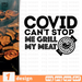 COVID can't stop me grill my meat SVG vector bundle - Svg Ocean