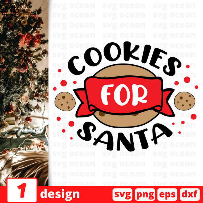 Cookies for Santa SVG vector bundle - Svg Ocean