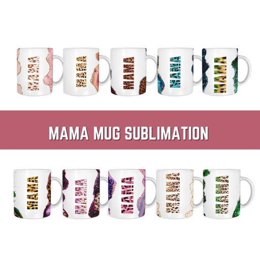 Mama Mug Sublimation - Svg Ocean