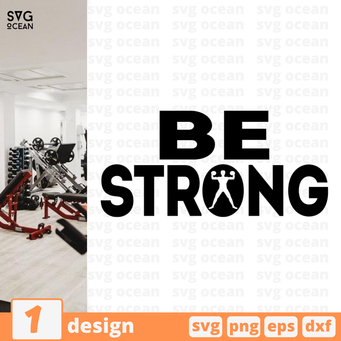 Be strong SVG vector bundle - Svg Ocean