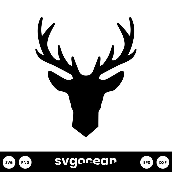 Deer Antler Svg - Svg Ocean