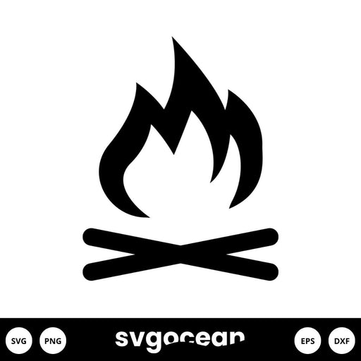 Camp Fire Svg - Svg Ocean