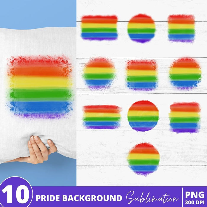 Pride Sublimation Background - Svg Ocean