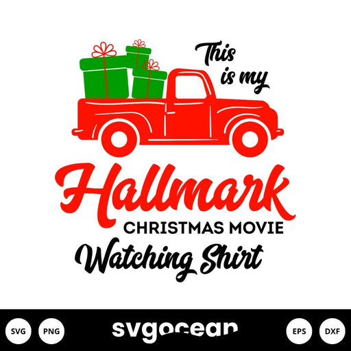 This Is My Hallmark Christmas Movie Watching Shirt Svg - Svg Ocean
