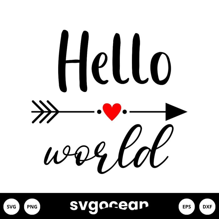 Hello Svg Bundle vector for instant download - Svg Ocean — svgocean
