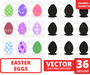 Easter eggs svg bundle