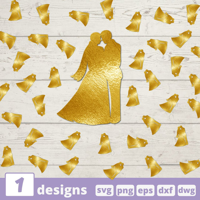 Couple Confetti SVG - Svg Ocean