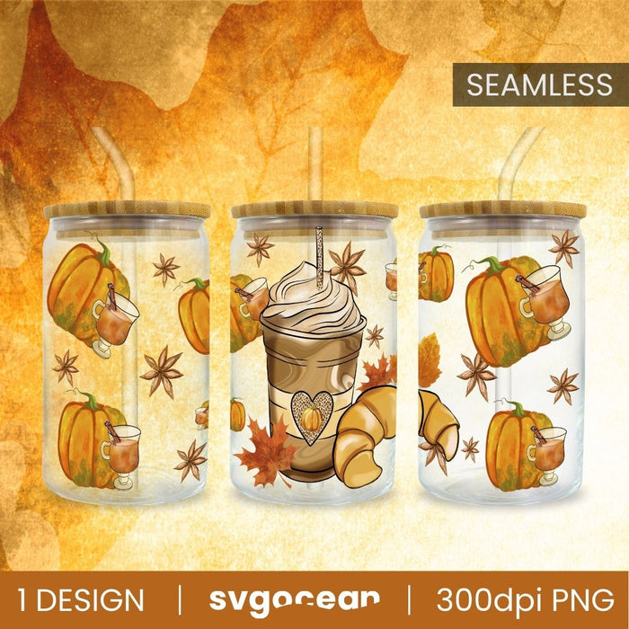 Fall Can Glass Bundle - Svg Ocean