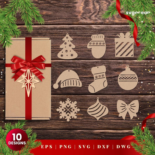 Christmas Gift Tags - Svg Ocean
