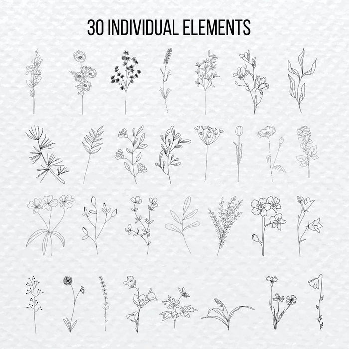 30 individual elements