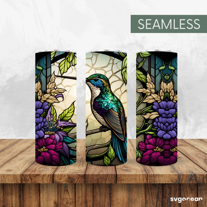 Hummingbird Tumbler Sublimation - svgocean