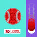 3D Baseball SVG Bundle - Svg Ocean