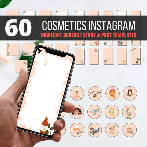 60 Natural Cosmetics Instagram Highlight covers and templates - Svg Ocean