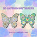 3D Butterfly SVG Bundle - Svg Ocean