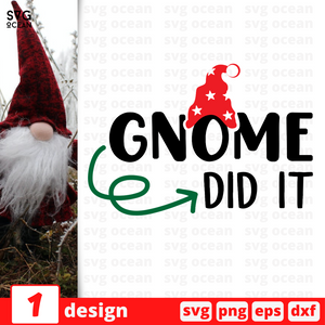 Gnome did it SVG bundle vector for instant download - Svg Ocean — svgocean