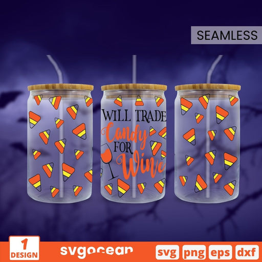 Halloween Libbey Wrap SVG - Svg Ocean