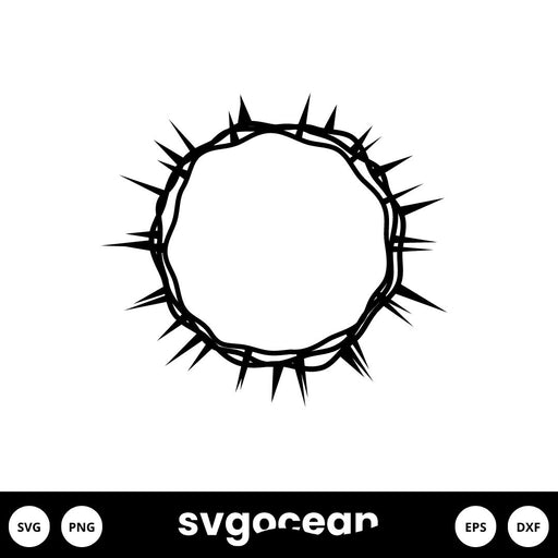 Crown Of Thorns SVG - Svg Ocean