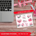 Printable valentines day stickers - svgocean