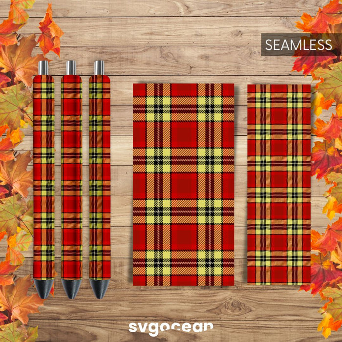 Pen Wraps Buffalo Plaid Bundle - Svg Ocean