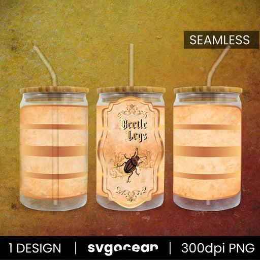 Beetle Legs Can Glass PNG - Svg Ocean
