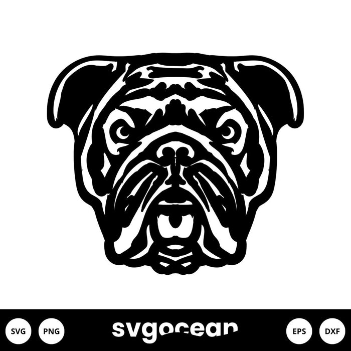 English Bulldog Svg - Svg Ocean