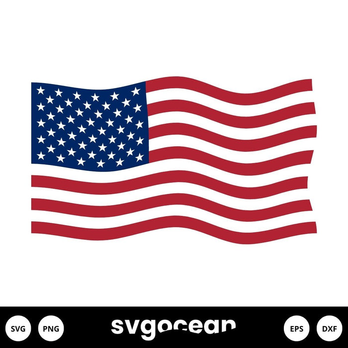 American Flag SVG Free - Svg Ocean