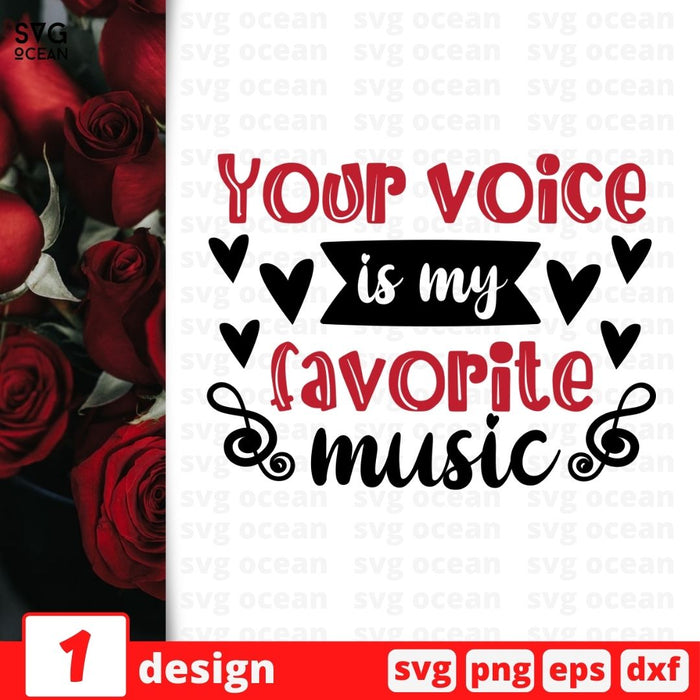 Your voice is my favorite music SVG vector bundle - Svg Ocean