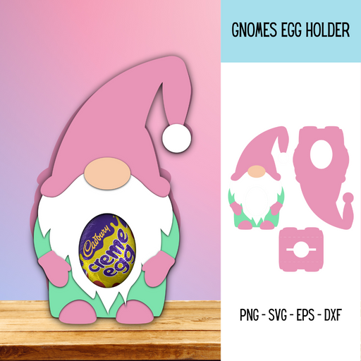 FREE Gnome Egg Holder SVG - Svg Ocean
