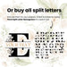 Flower Split Monogram Letter E SVG - Svg Ocean