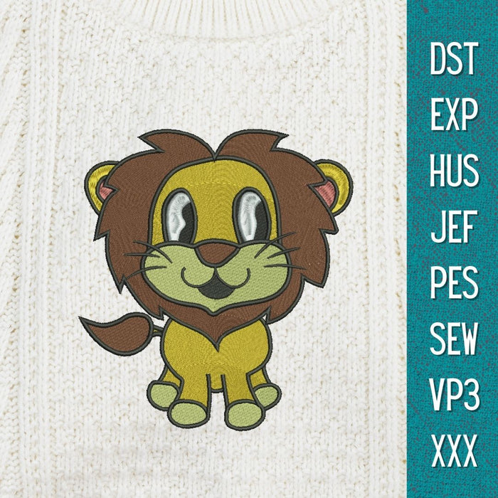 Lion Embroidery Designs - Svg Ocean